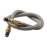 1Pc Braided-Tube For 35cm-62cm Outdoor Camping Stove Extension Tube Braided-Tube Hose Gas Tank Accessories Stainless Steel Tubes