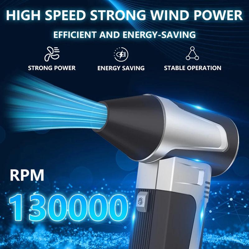 Rechargeable Portable Turbo Air Duster for RV & Vehicle Cleaning