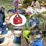 173-Piece Portable Camping First-Aid Kit