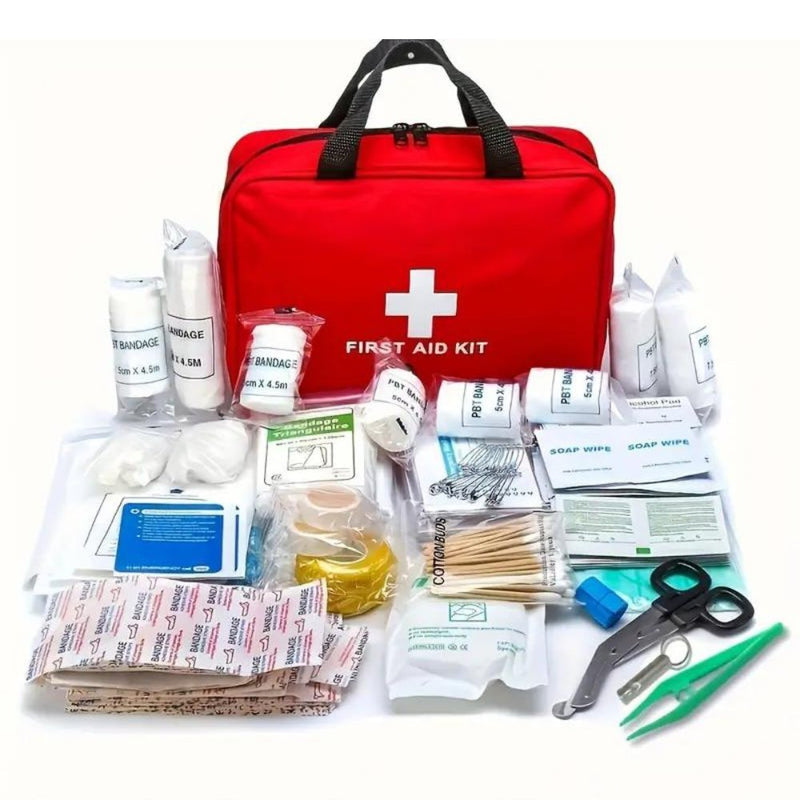 173-Piece Portable Camping First-Aid Kit