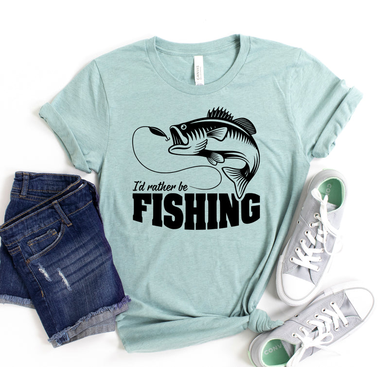 I'd Rather Be Fishing T-Shirt
