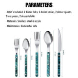 Terra 10-Piece Bistrot Flatware Set for Two
