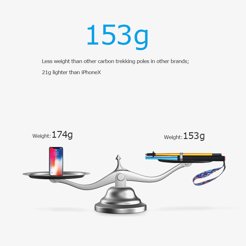 Aonijie E4201 Lightweight Folding Collapsible Quick Lock Trekking Pole