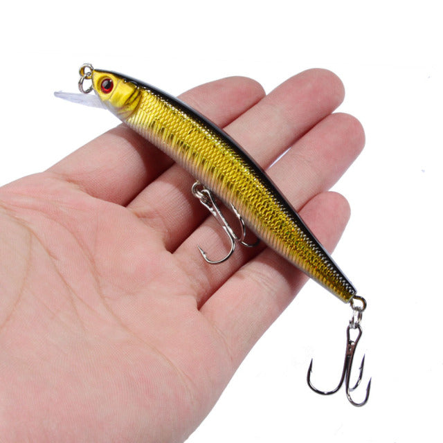1PCS Minnow Fishing Lure 95mm 8g